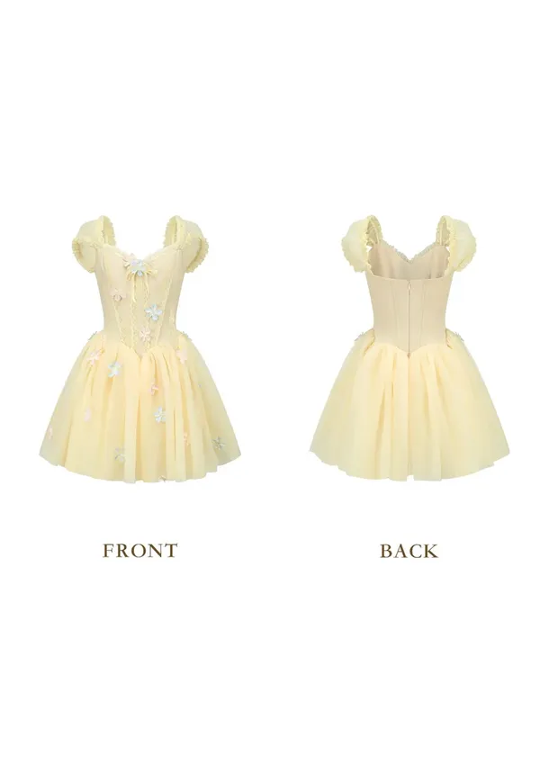 NEW LaceMade Flower Archer Corset Dress Size L - Image 3