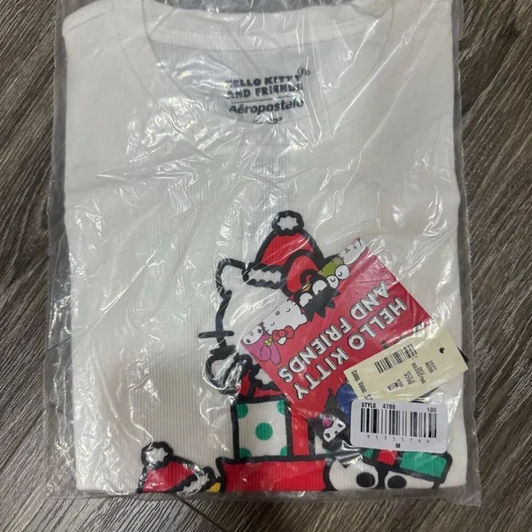 Hello Kitty And Friends | Aero Christmas Presents Baby Tee - Image 3