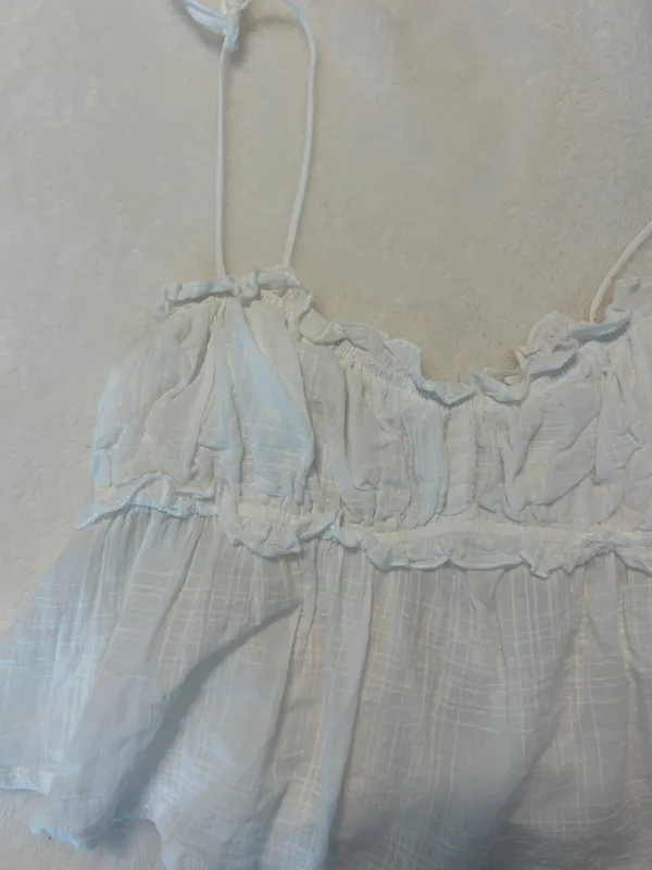 Princess Polly White Tank Top - Image 2