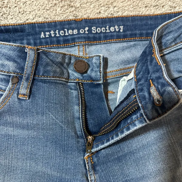 Articles Of Society Medium Blue Skinny Jeans - Image 7