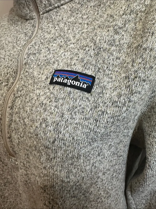 Patagonia Gray 1/4 Zip Better Sweater Pullover - Image 4