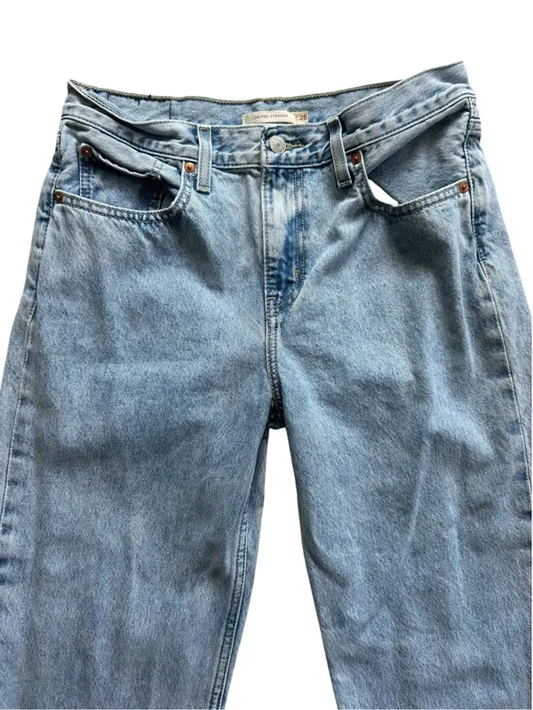 Levi’s Low Pro Straight Women's Jeans Sz 28 90s Retro Grunge Normcore Y2K Baggy - Image 7