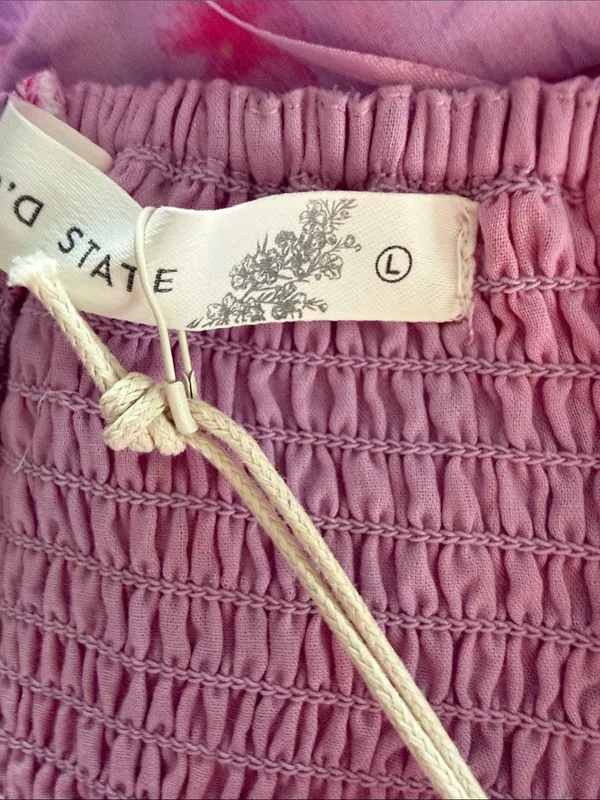 Altar'd State Lavender Pink Floral Halter Maxi Dress - Image 11