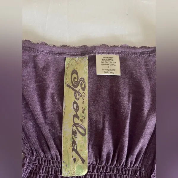 Cute Purple Layering Jacket - Stylish Accessory Piece - Size L - Image 7