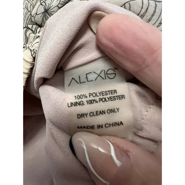 ALEXIS Adona Floral Off Shoulder Crop Top Size‎ Small Misty Rose Msrp $330 - Image 11