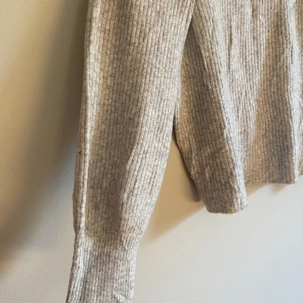 J. Crew Wool Blend Ribbed Sweater - Image 7