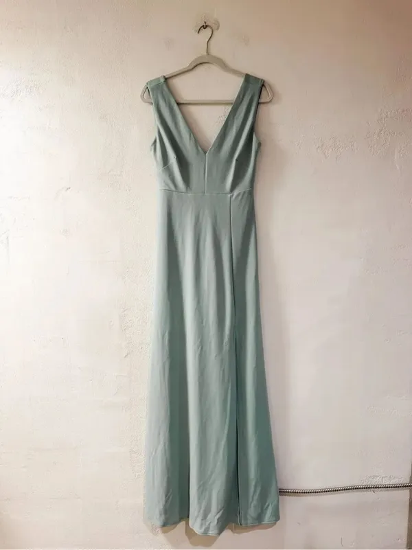 NEW Birdy Grey Shamin Maxi Bridesmaid Dress in Sage Green Medium - Image 2