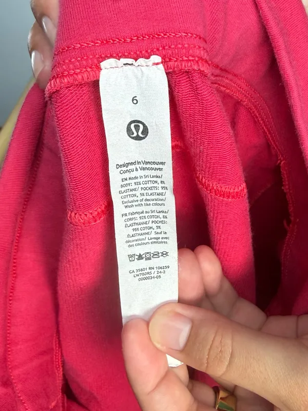 Lululemon Inner Glow Short 3" *Terry Size 6 - Image 5
