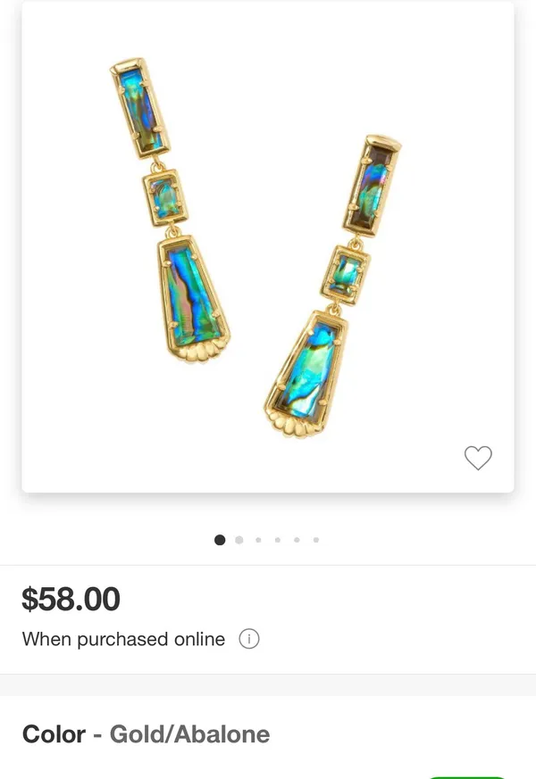Kendra Scott Necklace & Earrings - Image 3