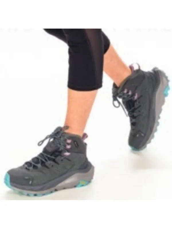 HOKA Kaha 2 GTX Castlerock/Coastal Cushioned Hiking Ankle Boots / Shoes size 10 - Image 2