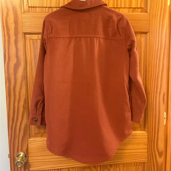 Old Navy Size Small Rust Red Shacket Jacket New With Tags - Image 3