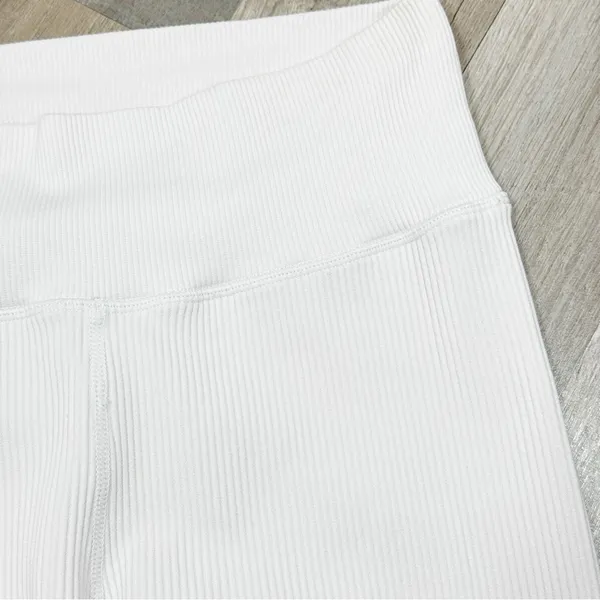 Aerie Offline Real Me Xtra High Waist‎ Ribbed Leggings White Small - Image 4