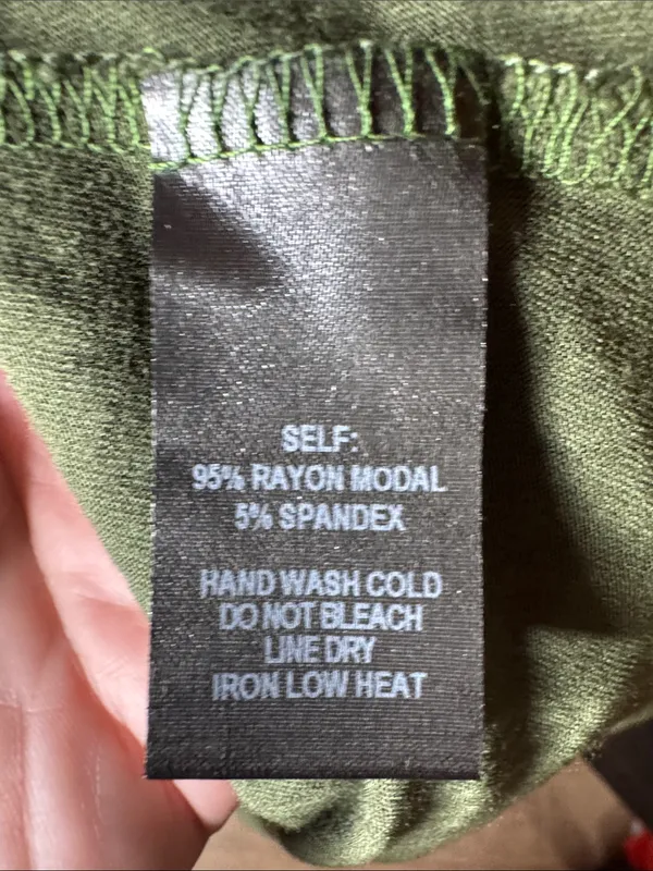 NWOT Lulus Garden District Olive Green Wrap Maxi Dress Size Medium - Image 9