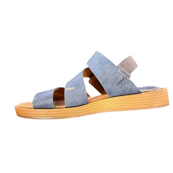 Eurosoft Nadine Blue Comfort Footbed Slingback Modified Sandals Womens Size 8M - Image 5