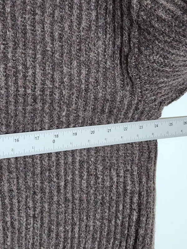 Universal Threads Brown Fuzzy Open Front Cardigan Size Large NWT - Image 5
