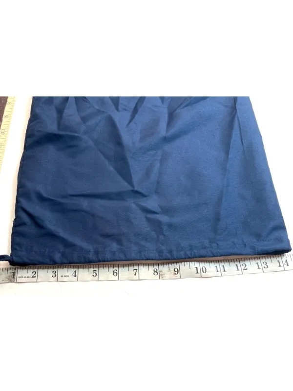 Navy Blue Drawstring Storage Bag 18"x14" Lightweight Polyester Multipurpose 91n - Image 4