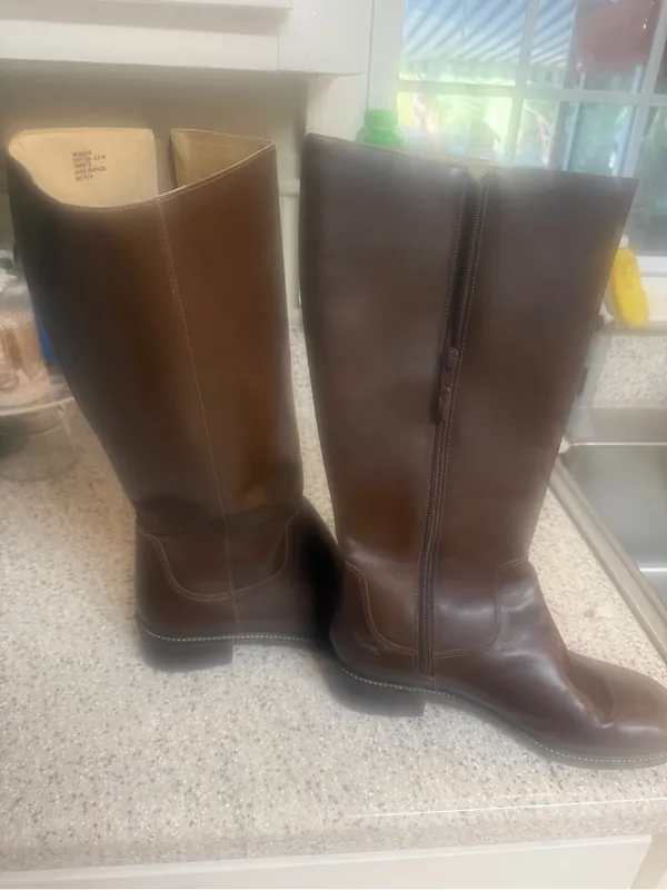 L.L. Bean Women's Over-the-Knee Riding Boots - Dark Brown - Image 2