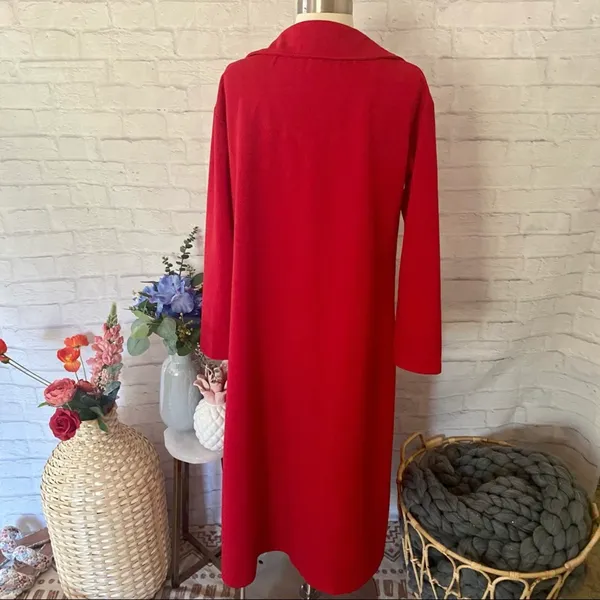 Boutique NEW Red ‘NYC Chic’ Over Coat - Image 12