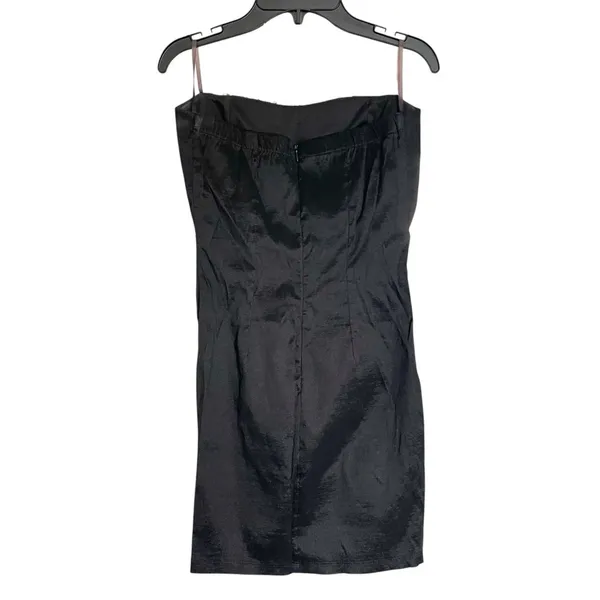 Mystic Black Dress Strapless Y2K - Image 3