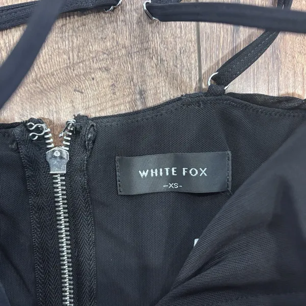 WHITE FOX BOUTIQUE Full Of Flavour Midi Dress Mesh Sexy Nightwear Elegant Sz XS - Image 5