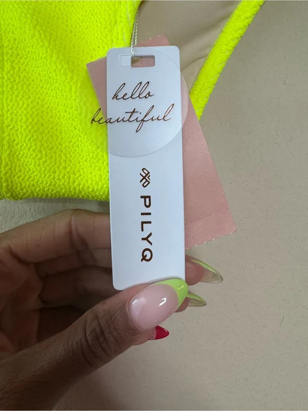 PilyQ Pineapple Reef Teeny Bikini Bottoms - Image 4