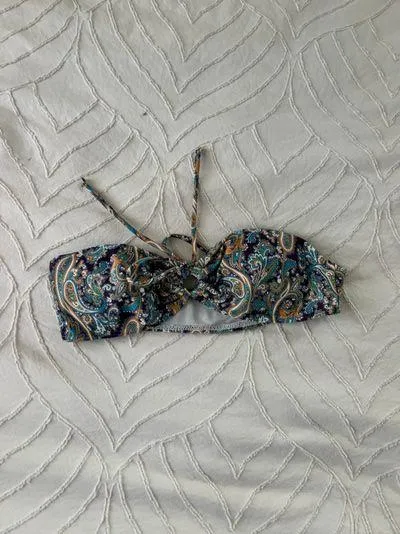 Paisley Strapless Bikini Top - Image 3