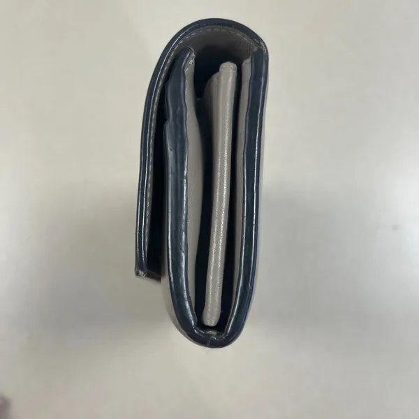 FENDI Peekaboo Leather Continental Wallet w/Turnlock - Greige - Preowned - Image 7