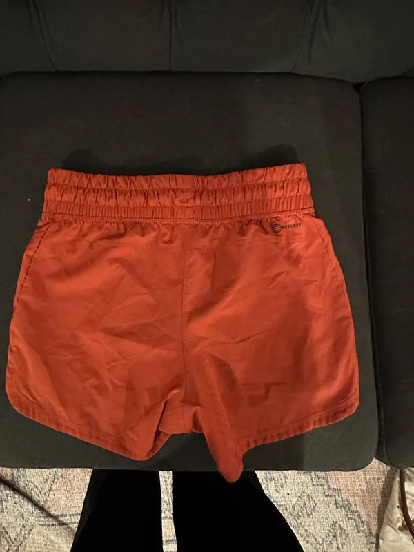 Coral Adidas Shorts - Image 2