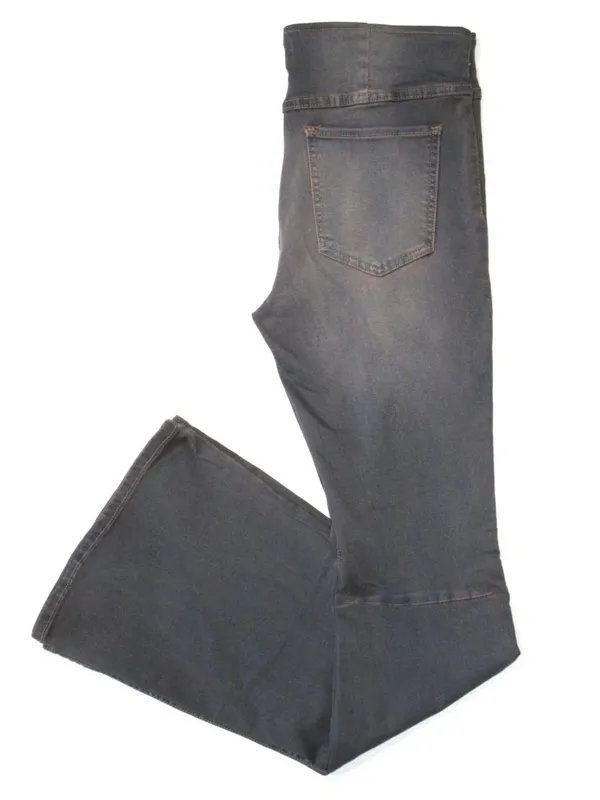 NWT Free People Penny in Back Alley Blue Pull-on Stretch Flare Jeans 30 - Image 8