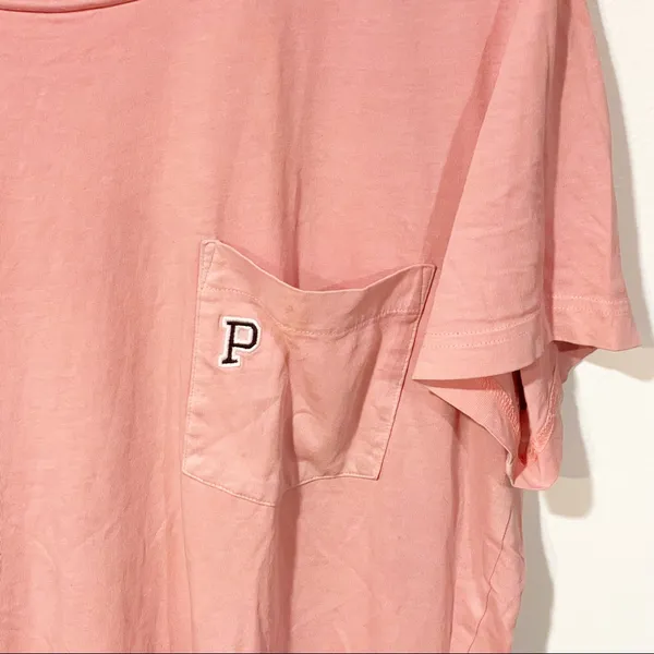 Victorias Secret Pink Medium Crewneck Pocket Short Sleeve Tshirt‎ - Image 2