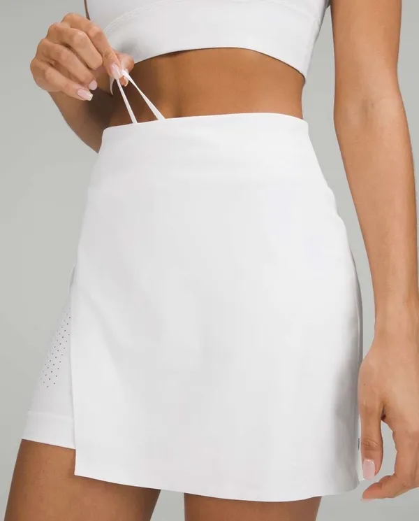 Lululemon Super-High-Rise Side-Slit Tennis Skirt White 8 - Image 11