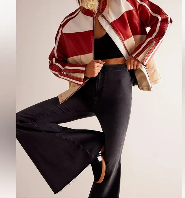 Free People Float On Flare Jean Womens Size 31 - Image 3