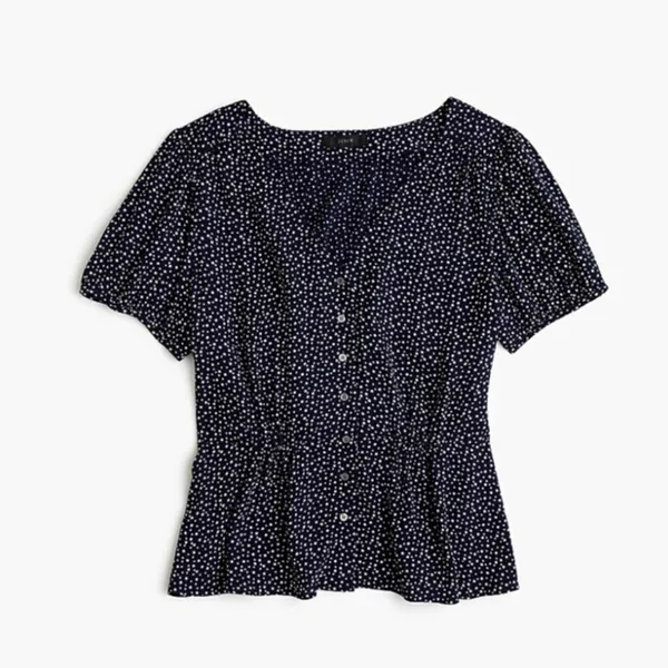 ✨ J. Crew Button Up Peplum Blouse Top ✨ - Image 5