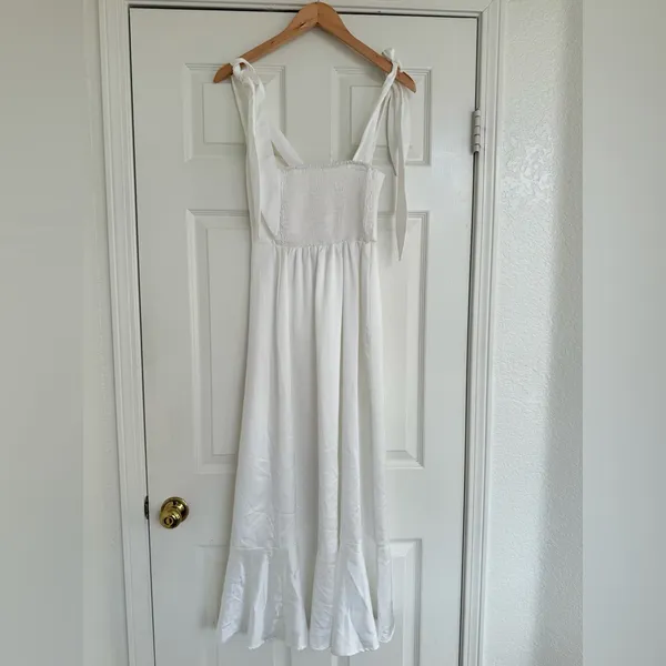 Show Me Your Mumu‎ Garden Midi Dress XS White - Image 7
