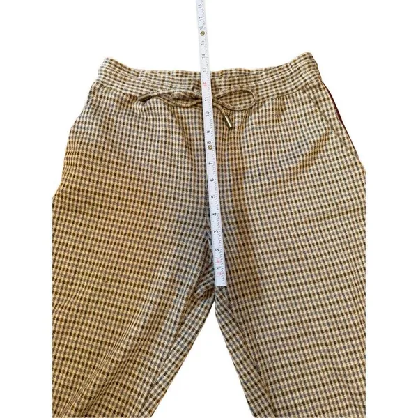 Maeve by Anthropologie Tan Plaid Pull on Pants Sz XS‎ - Image 10