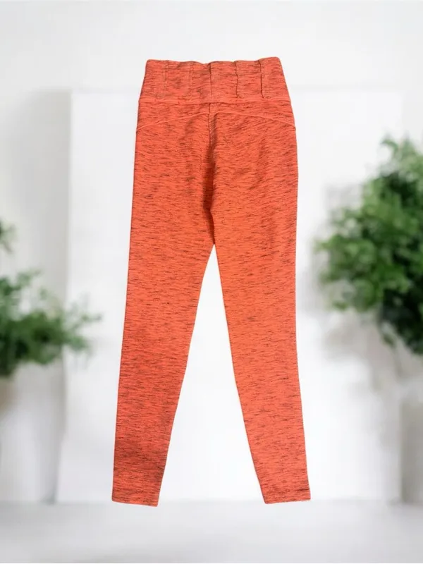 Free People Movement NWT Papaya Punch Orange High Rise Active Hybrid Legging XS - Image 5