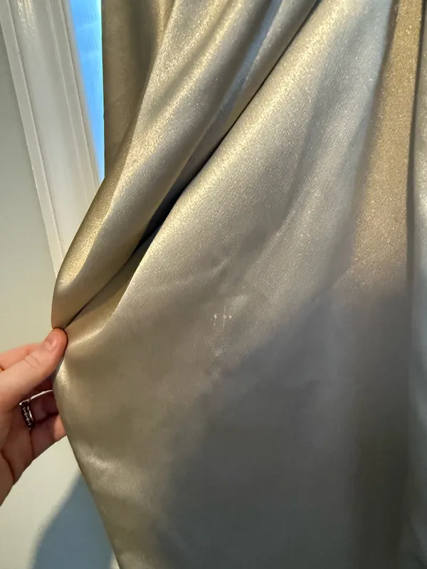 Birdy Grey Satin Dress - Image 4