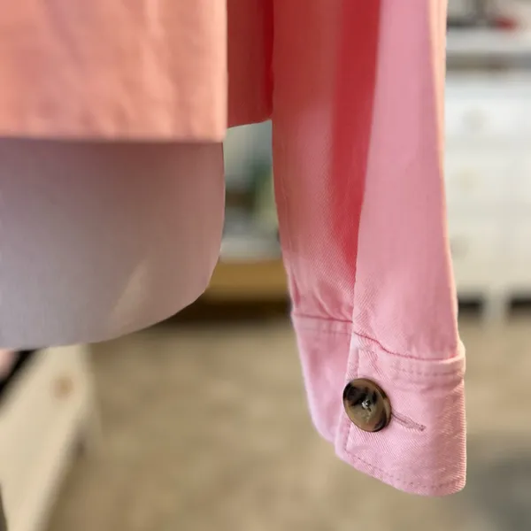 LOFT Pink Utility Jacket Small - Image 5