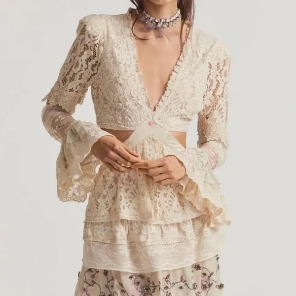 Love Shack Fancy Lace Dress - Image 2