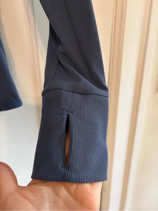 ATHLETA Shanti Salutation Jacket in Powervita Fabric Iron Blue - Image 3