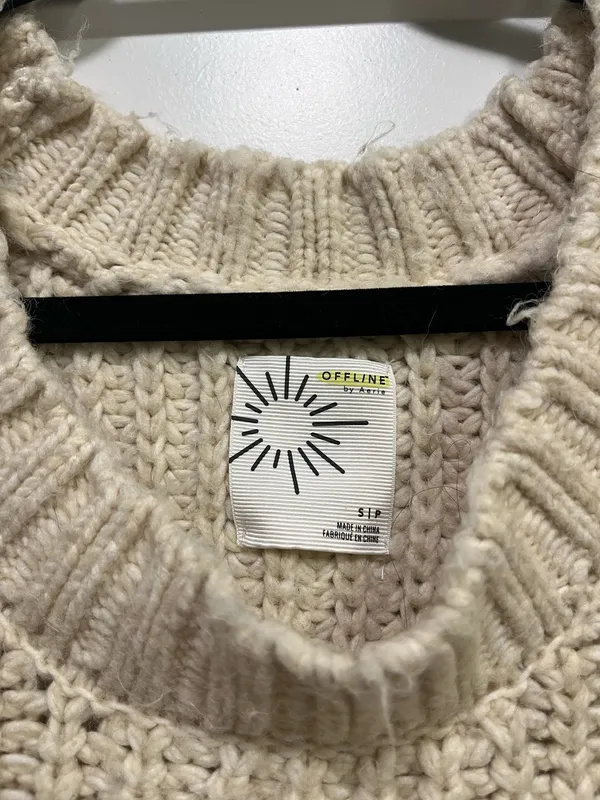 Aerie Chunky Oversized Knit Sweater - Image 3