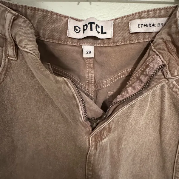 PTCL Ethical Brand Wide Leg Pants‎ Size 28 Washed - Image 2