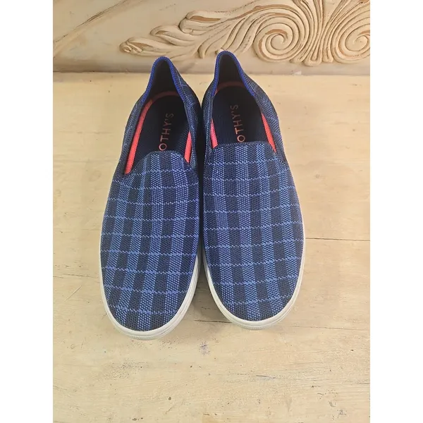 Rothys The Sneaker Shoes Womens size 9 Blue Slip On - Image 2