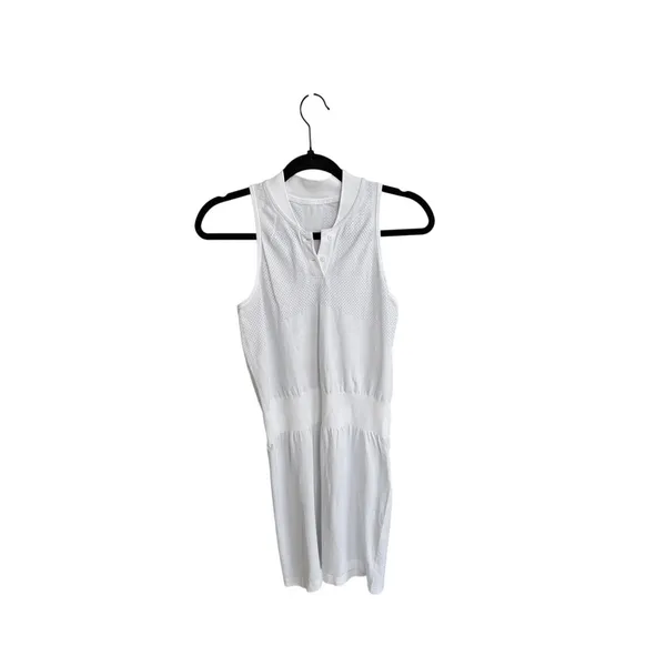 Lululemon In Your Court Athletic Dress White Activewear Size 6 - Image 3