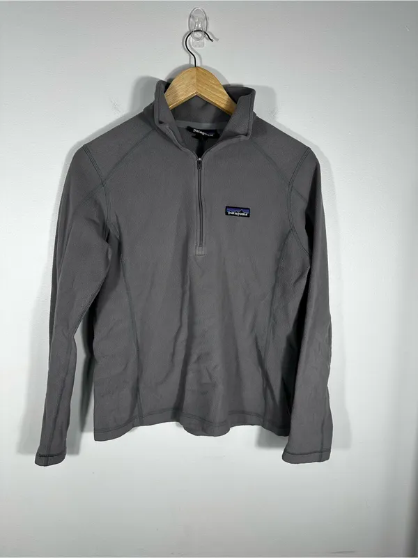 Patagonia Women's Micro D 1/4‎ Zip Fleece Pullover Sz M - Image 2
