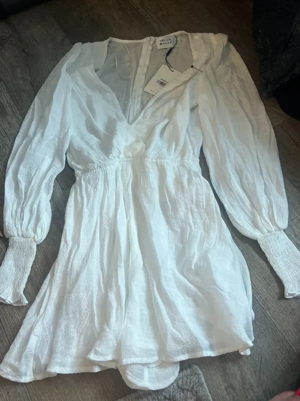 NWT Hello Molly POETRY IN THE SUN ROMPER WHITE size 2 - Image 4