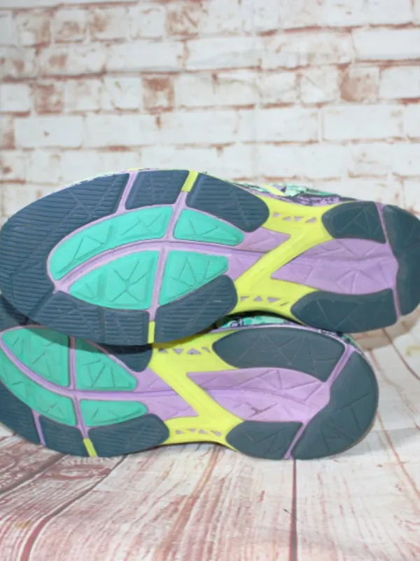Asics GEL-Nimbus Dynamic Duomax Running Shoes T676N Purple Neon Yellow sz: 9 - Image 9