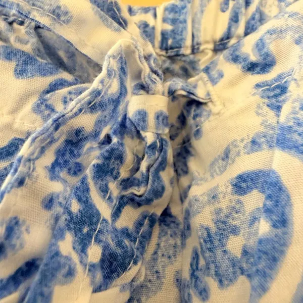 Lauren Ralph Lauren Blue Blue White Paisley Embroidered logo button down contemp - Image 11