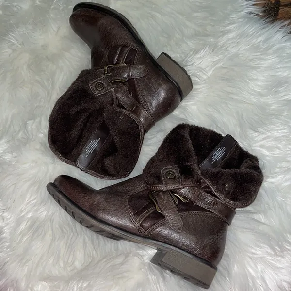 ✨Baretraps Sabella Brown Leather Ankle Boots - Image 5