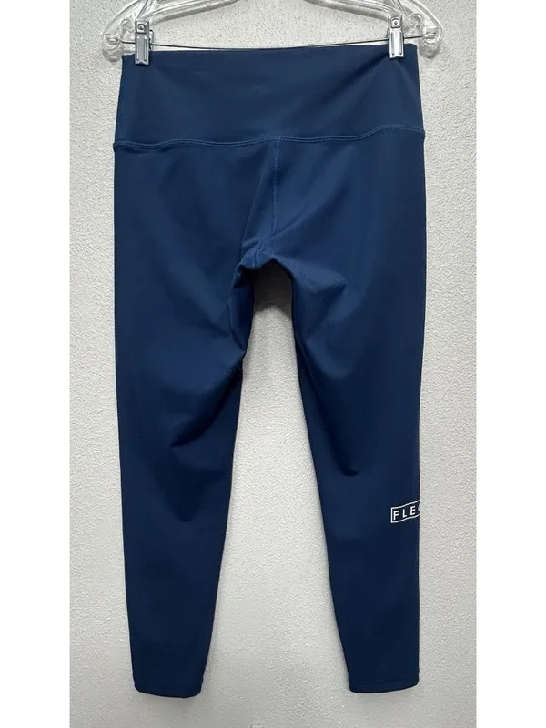 Fleo El Toro 25" Leggings XL Extra Large Women’s Teal Blue Mid Rise Yoga Gym - Image 3